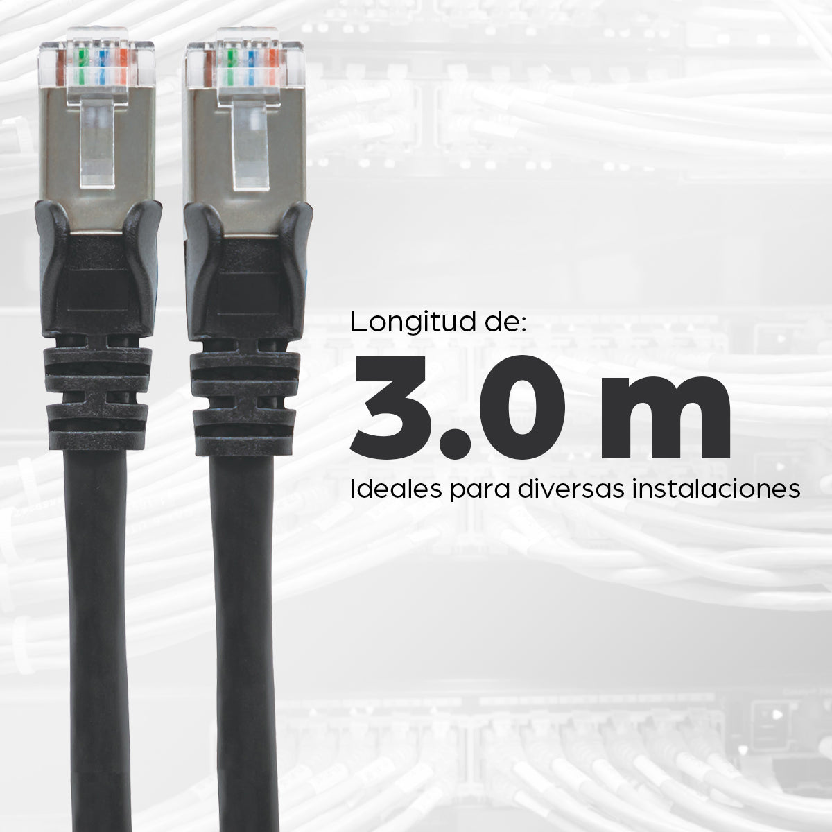 Intellinet 741545 cable de red 3 m S/FTP (S-STP)