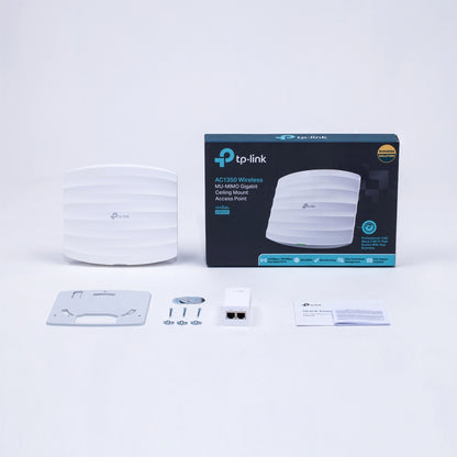 TP-Link Omada EAP225 punto de acceso inalámbrico 1350 Mbit/s Blanco Energía sobre Ethernet (PoE)