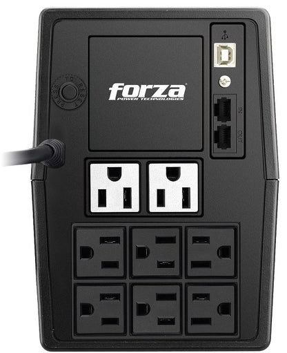 UPS Interactivo Forza SL-1011UL 1000VA/600W 8-NEMA 1100J  RJ45