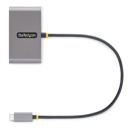 StarTech.com 5G2A2CPDB-USB-C-HUB nodo concentrador USB 3.2 Gen 1 (3.1 Gen 1) Type-C 5000 Mbit/s Gris