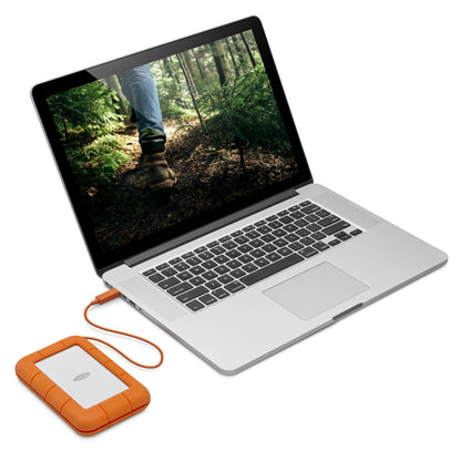 LaCie Rugged USB-C disco duro externo 5 TB USB Tipo C 3.2 Gen 1 (3.1 Gen 1) Gris, Amarillo