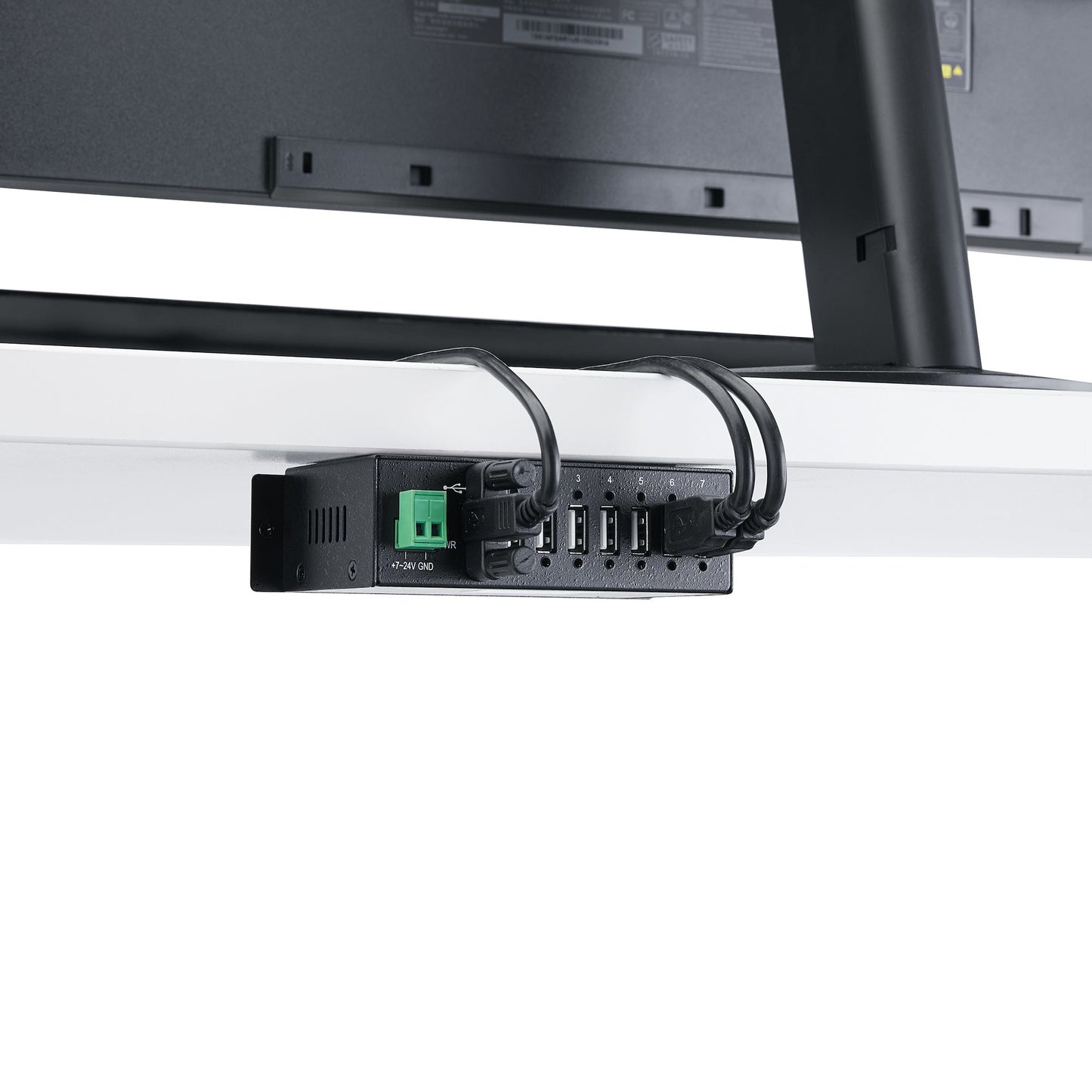 StarTech.com ST7200USBM nodo concentrador USB 2.0 Type-B 480 Mbit/s Negro