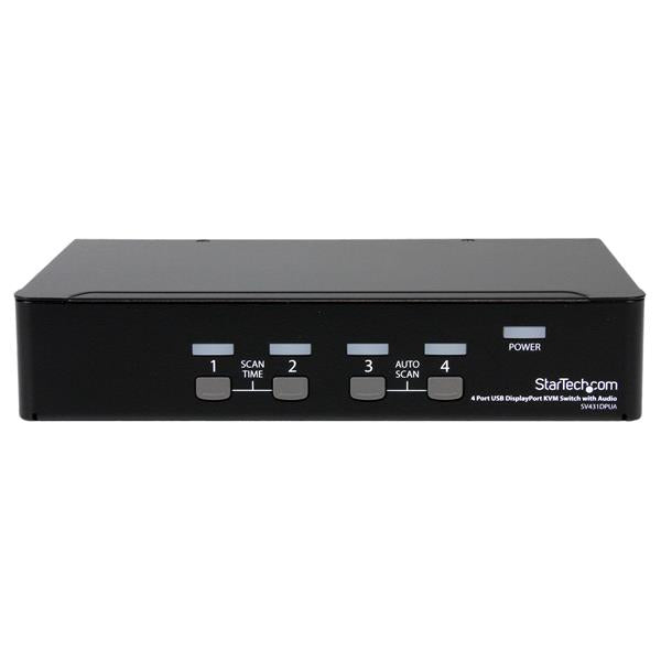 StarTech.com SV431DPUA interruptor KVM Negro
