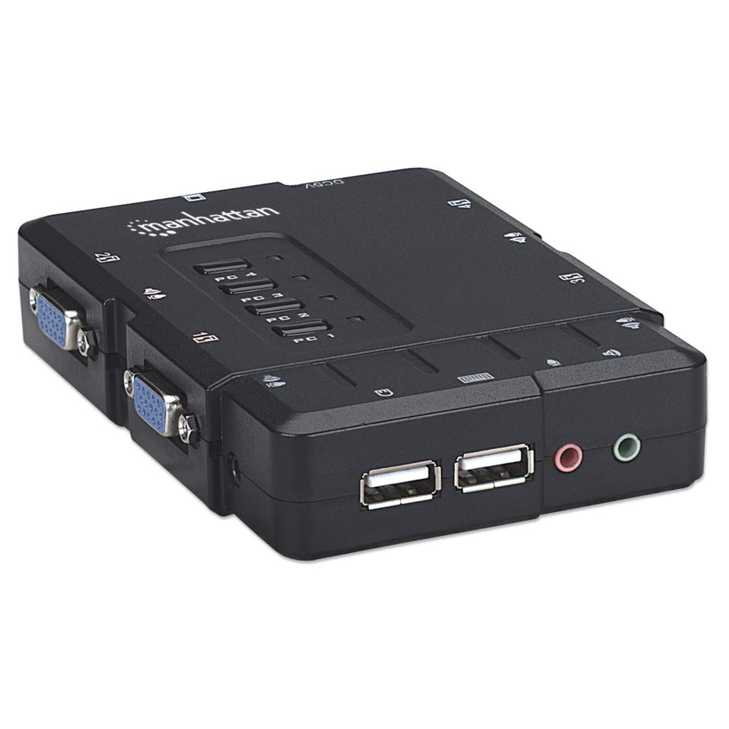 Manhattan 151269 interruptor KVM Negro