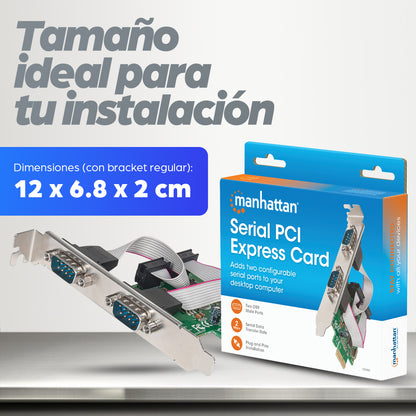 Manhattan 152082 tarjeta o adaptador de interfaz Interno De serie