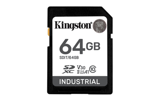 Memoria SD Kingston Flash Industrial SD 64GB SDHC UHS-I Clase 10
