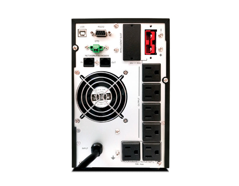 CDP UPO11-1AX sistema de alimentación ininterrumpida (UPS) Doble conversión (en línea) 1 kVA 1000 W 6 salidas AC