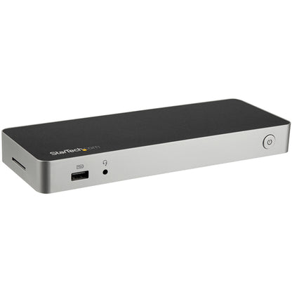 StarTech.com DK30CHDDPPD base para laptop o replicador de puertos Alámbrico USB 3.2 Gen 1 (3.1 Gen 1) Type-C Negro, Plata