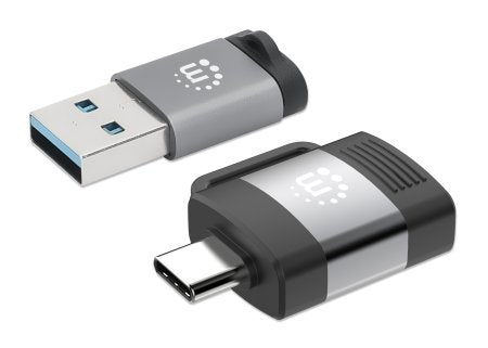 Adaptador Manhattan USB-C V3.2  Gen1 A-C y C-A 2 pzas