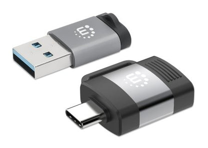 Adaptador Manhattan USB-C V3.2  Gen1 A-C y C-A 2 pzas
