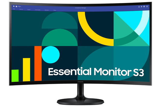 Monitor Samsung 27" Led Curvo Panel VA FHD Resolución 1920x1080