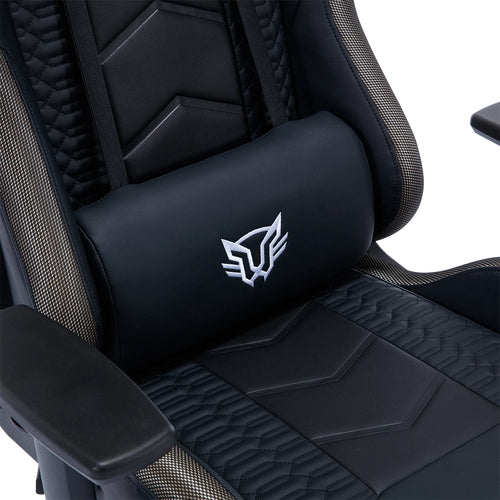 Balam Rush BR-940566 silla para videojuegos Descansabrazo para juego asiento acolchado Negro