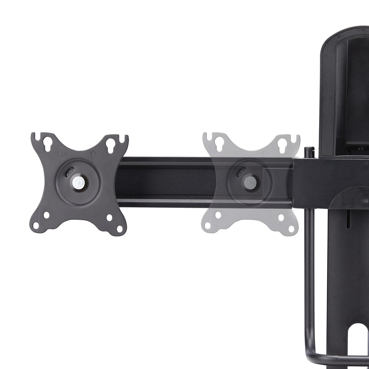 StarTech.com 2MC1S-MONITOR-STAND soporte para pantalla plana 68.6 cm (27") Negro
