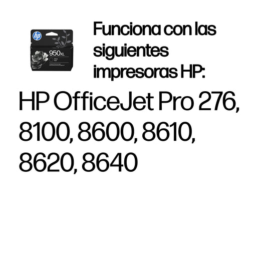 Tinta HP 950XL Negro OJ 8100/8600