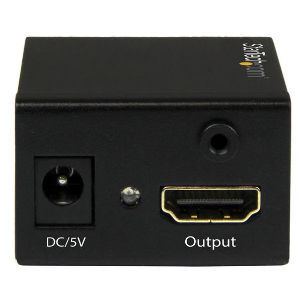 StarTech.com HDBOOST extensor de audio/video Repetidor AV Negro