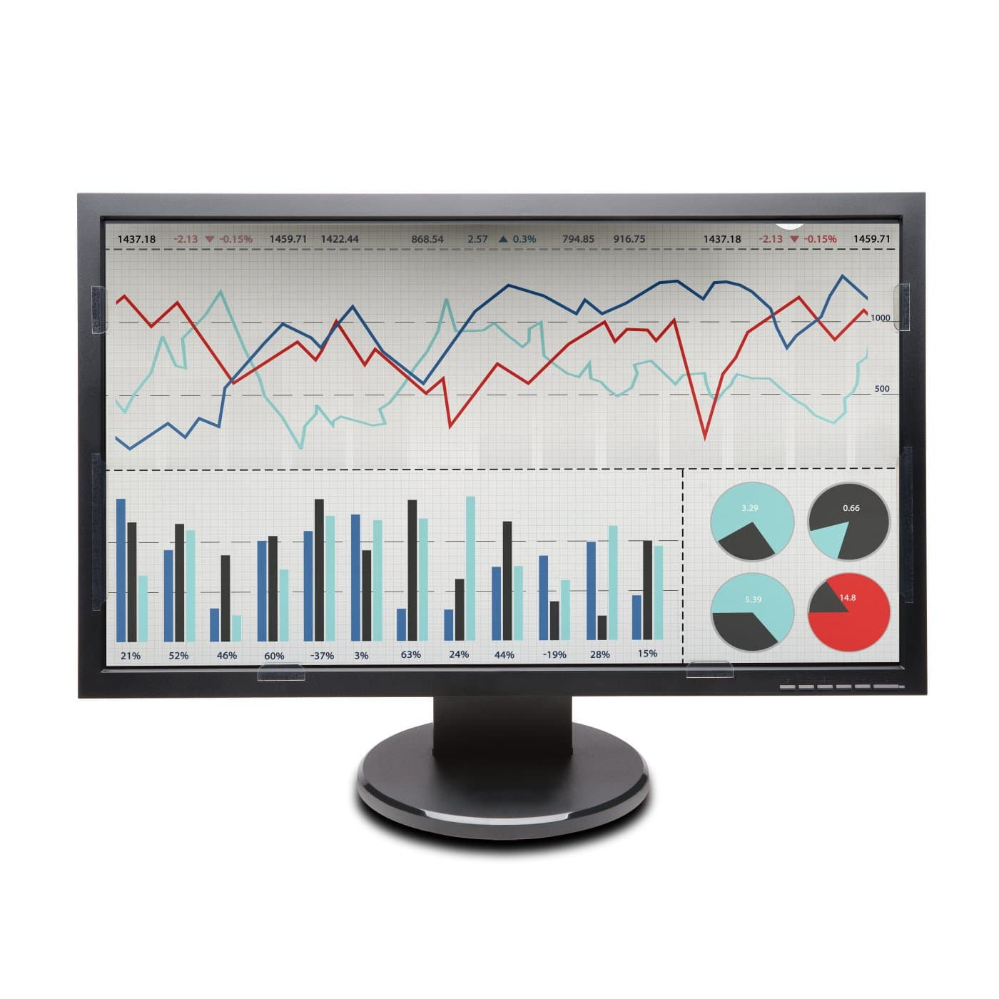 Kensington K60731WW filtro para monitor 60.5 cm (23.8") Filtro de privacidad para pantallas sin marco