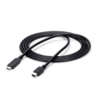 StarTech.com CDP2MDPMM6B adaptador de cable de vídeo USB Tipo C Negro