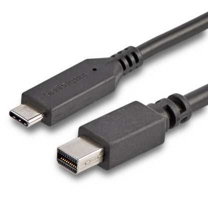 StarTech.com CDP2MDPMM6B adaptador de cable de vídeo USB Tipo C Negro