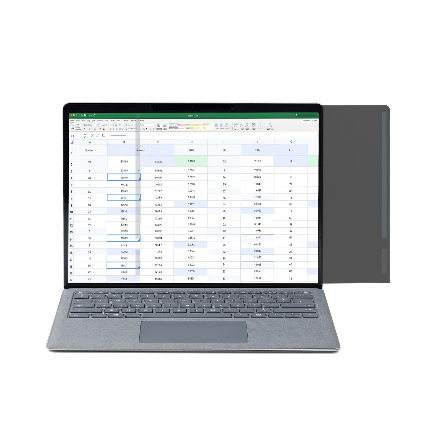 StarTech.com 135S-PRIVACY-SCREEN filtro para monitor 34.3 cm (13.5") Computadora portátil Filtro de privacidad para pantallas sin marco