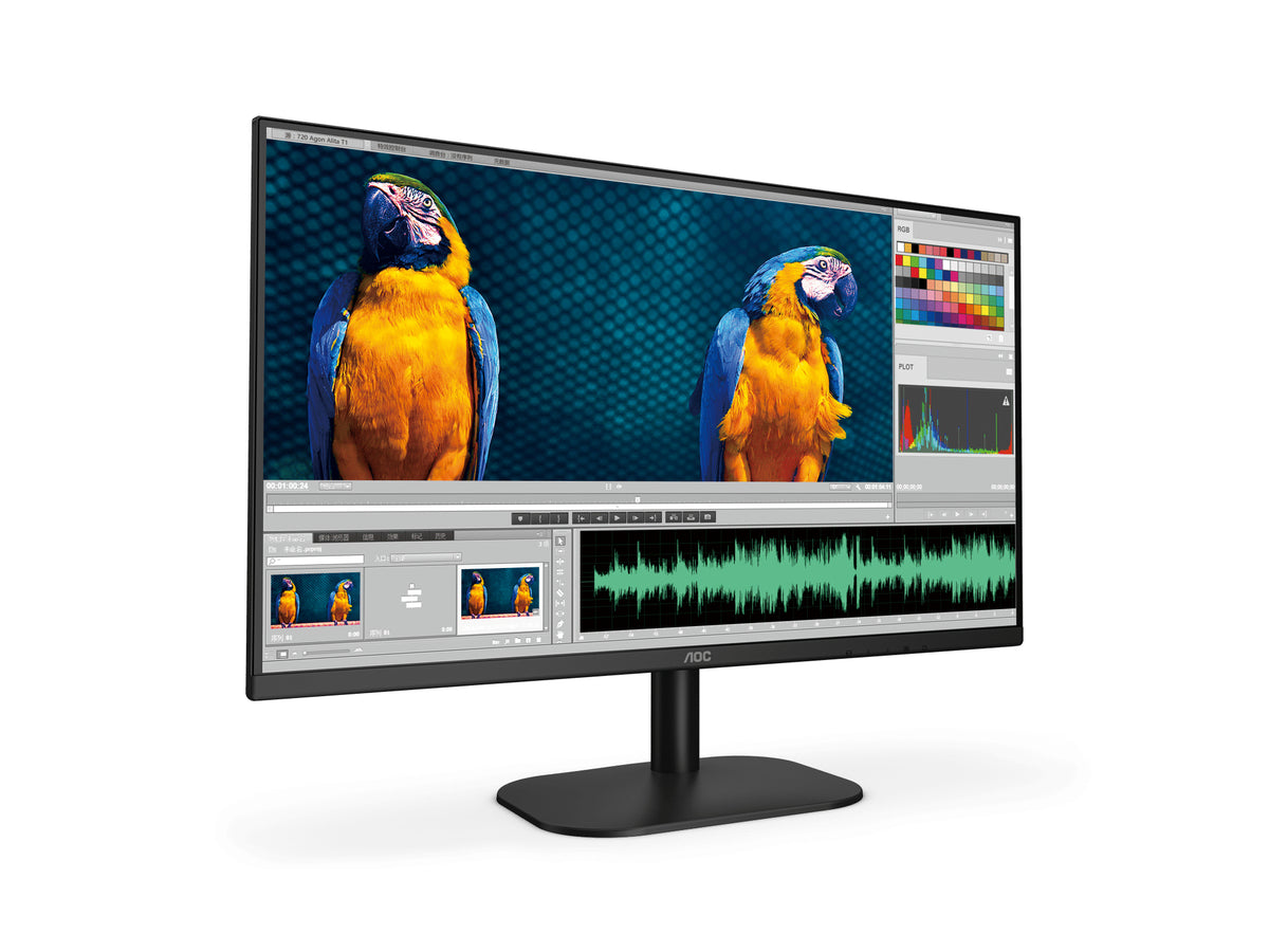 Monitor AOC 21.5" Pure VA 1920x1080 100Hz 4 ms VGA HDMI Adaptive Sync