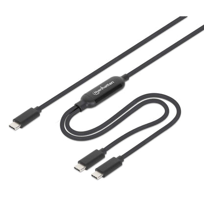 Manhattan 355810 cable USB 2 m USB C 2 x USB C 100 W Negro