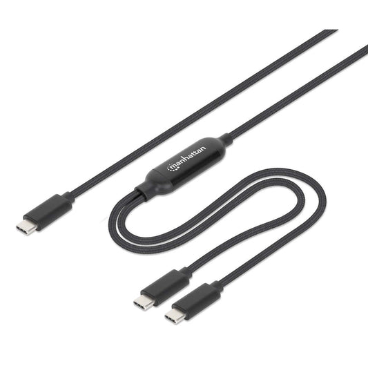 Manhattan 355810 cable USB 2 m USB C 2 x USB C 100 W Negro