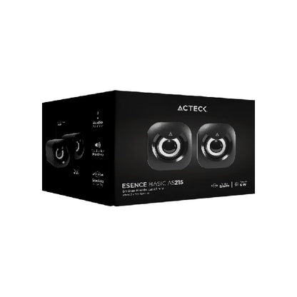 Acteck AS215 Negro, Plata Alámbrico 6 W