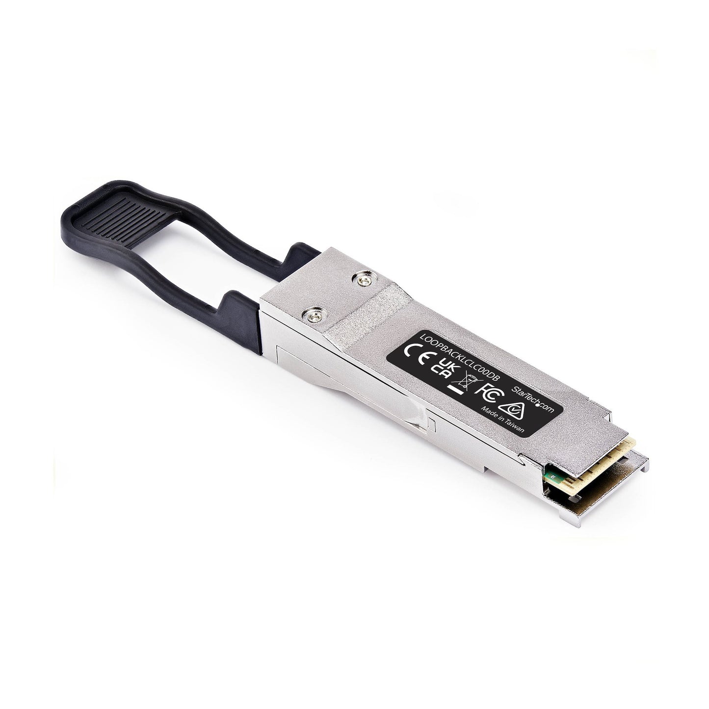 StarTech.com LOOPBACKPLUG100G comprobador de cables de red Probador de cable de fibra Plata