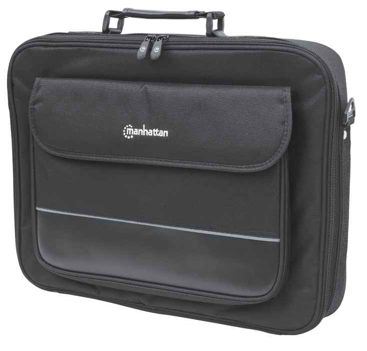Manhattan 421560 maletín para laptop 43.2 cm (17") Negro