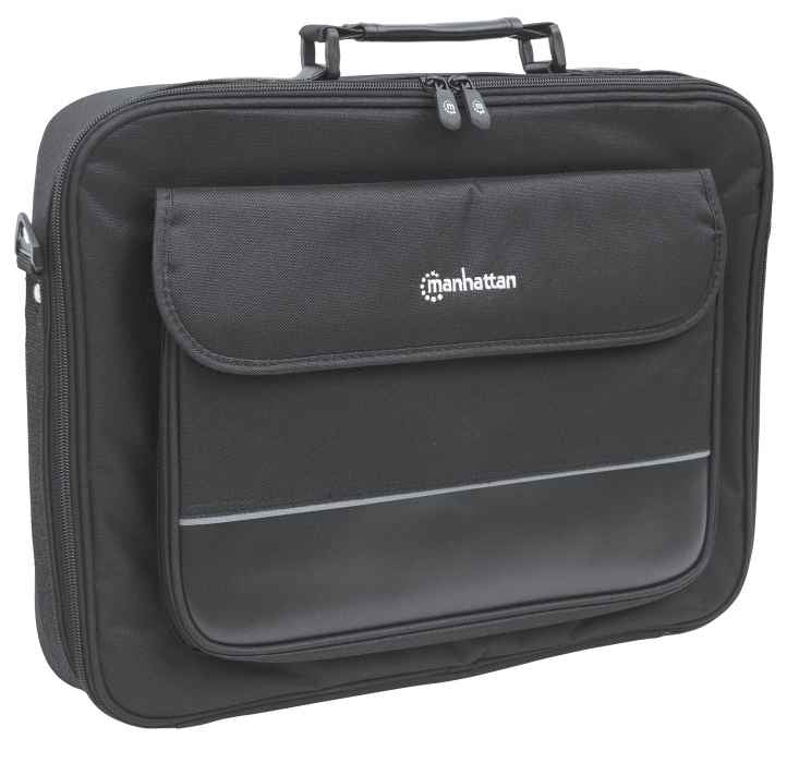 Manhattan 421560 maletín para laptop 43.2 cm (17") Negro
