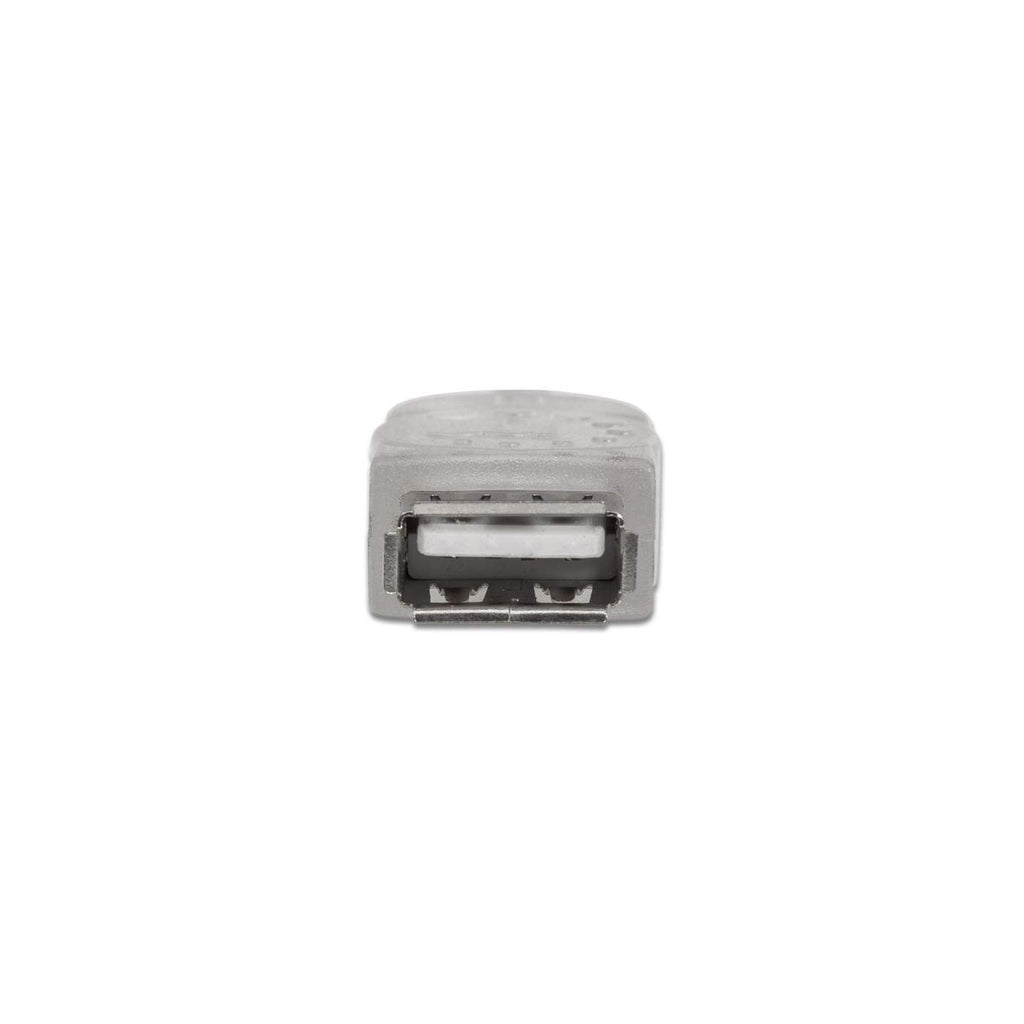 Cable Manhattan Extensión USB-A 2.0 Alta Velocidad 3m Color Plata