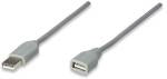 Cable Manhattan USB A-A Extensión 3m Color Gris