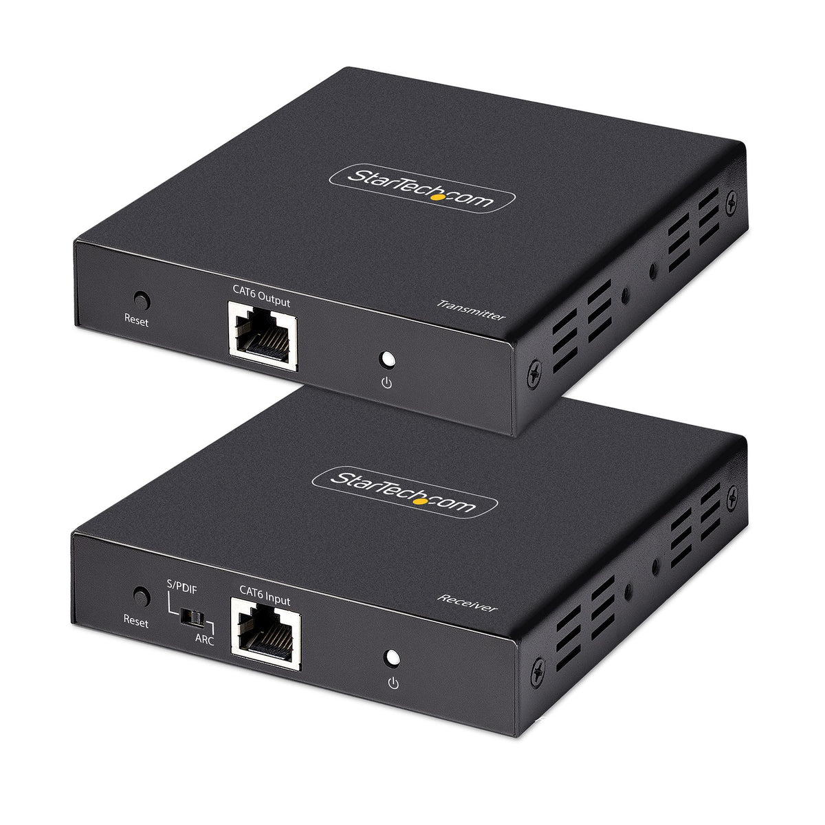 StarTech.com 4K70IC-EXTEND-HDMI extensor de audio/video Transmisor y receptor AV Negro