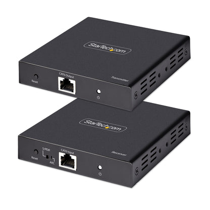 StarTech.com 4K70IC-EXTEND-HDMI extensor de audio/video Transmisor y receptor AV Negro