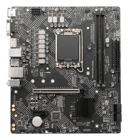 Tarjeta Madre MSI PRO H610M-G DDR4 Micro-ATX LGA 1700 Intel H610 64GB DDR4 HDMI/DP