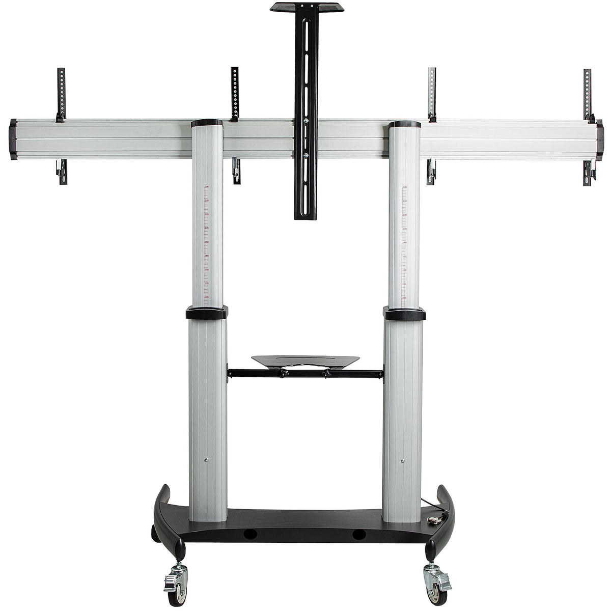 StarTech.com STNDMTVDUO soporte para TV 152.4 cm (60") Negro, Plata