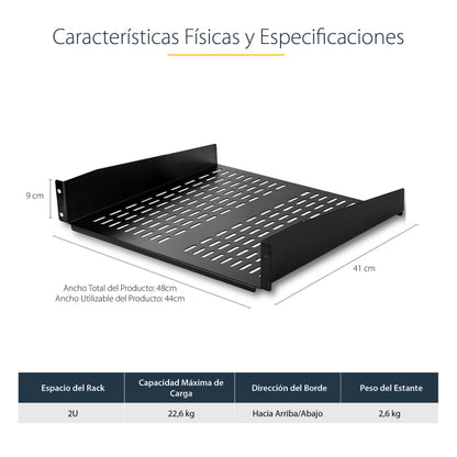 StarTech.com CABSHELFV accesorio para rack Estantería