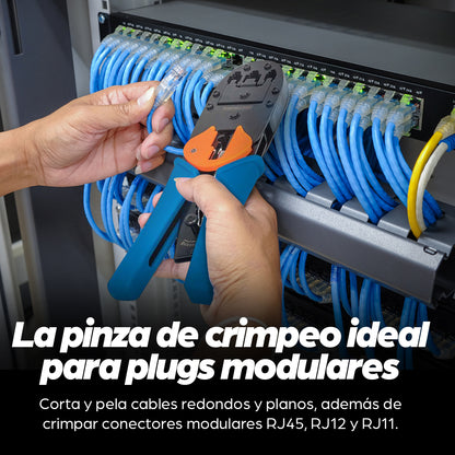 Pinza Intellinet P/Crimpear Plug Modular RJ11/RJ12/RJ45