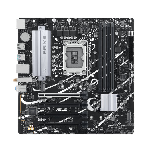 Tarjeta Madre ASUS PRIME B760M-A AX6 II S-1700 4xDDR5 HDMI DisplayPort Micro ATX