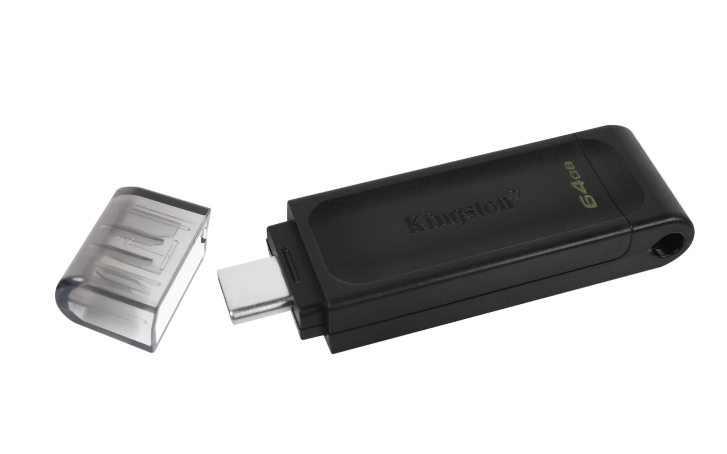Memoria USB Kingston DataTraveler 70 64GB USB-C Color Negro