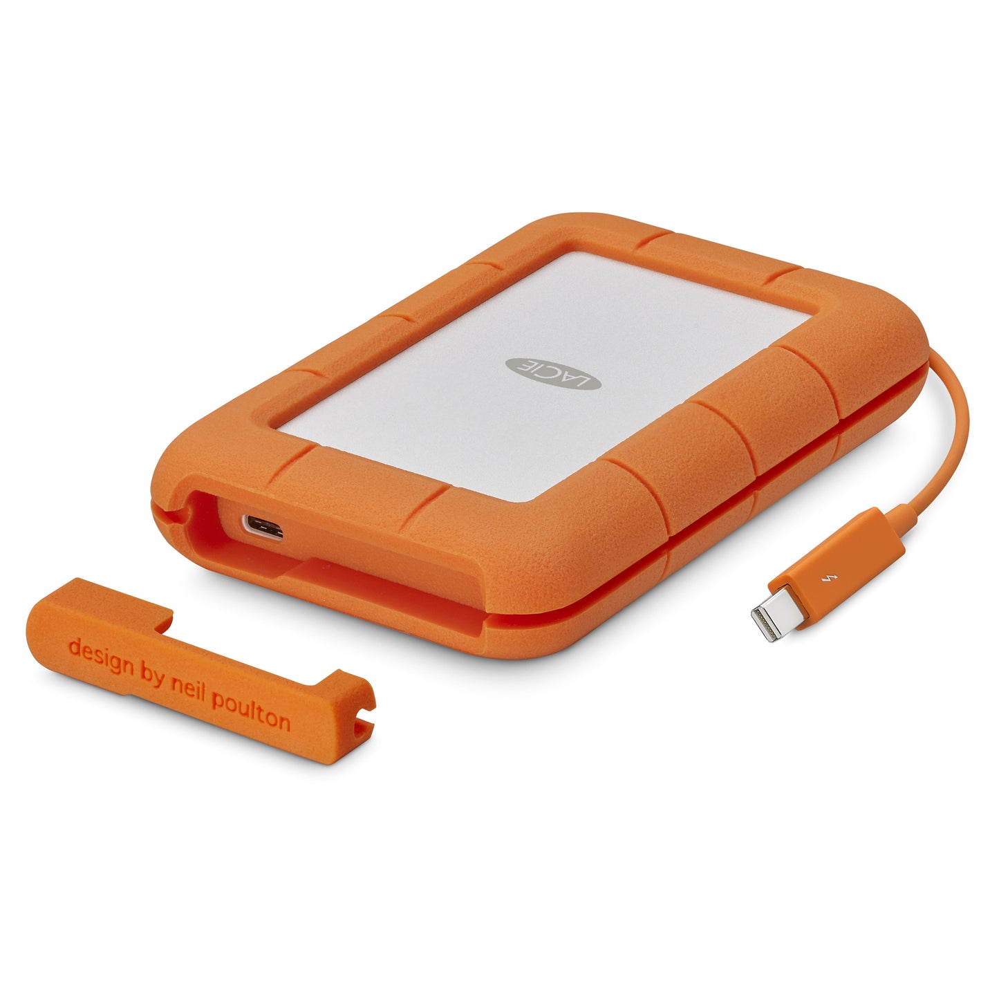 LaCie Rugged USB-C disco duro externo 5 TB USB Tipo C 3.2 Gen 1 (3.1 Gen 1) Gris, Amarillo