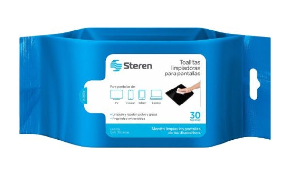 Toallitas Limpiadoras Steren para Dispositivos Electrónicos