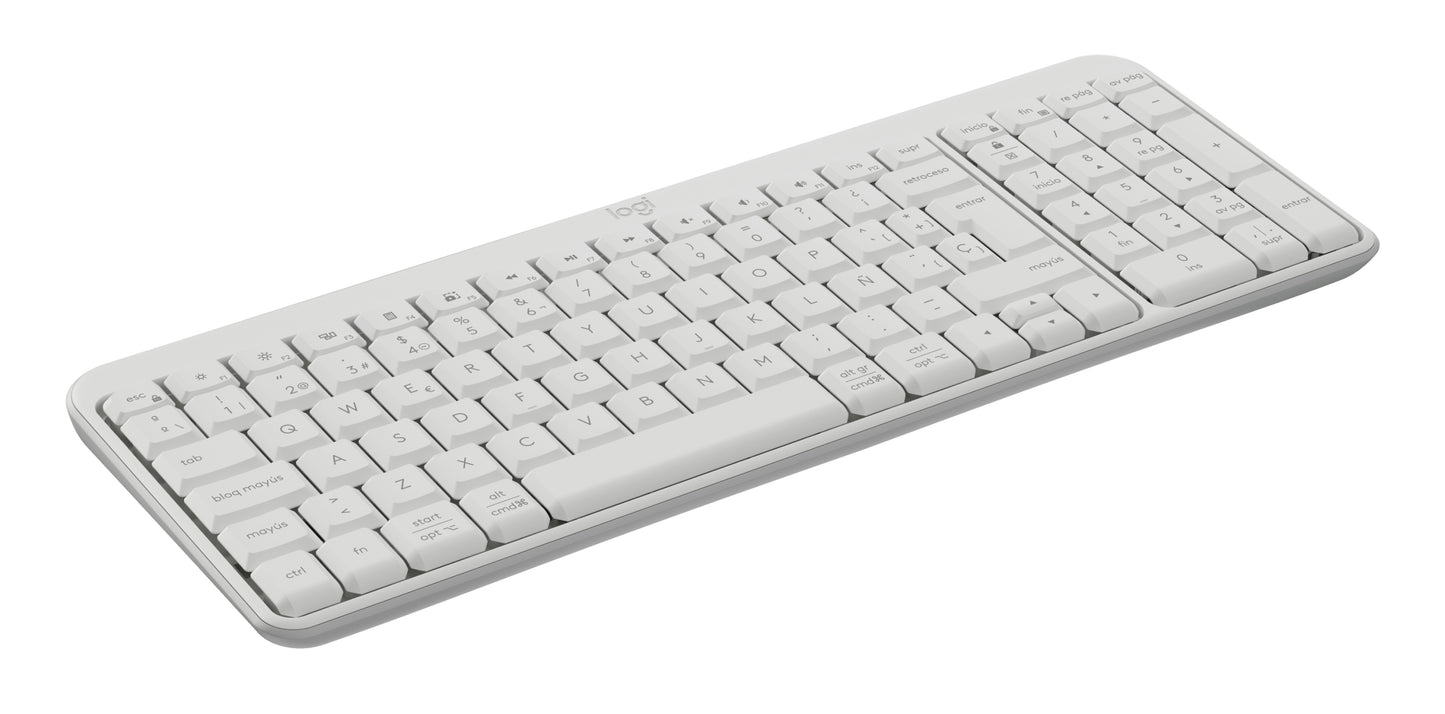 Teclado Logitech K250 Bluetooth  Blanco