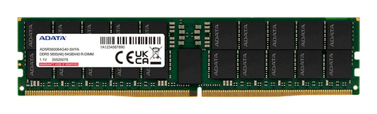 Memoria Ram Adata de 32GB DDR5 R-DIMM 5600MHz CL46