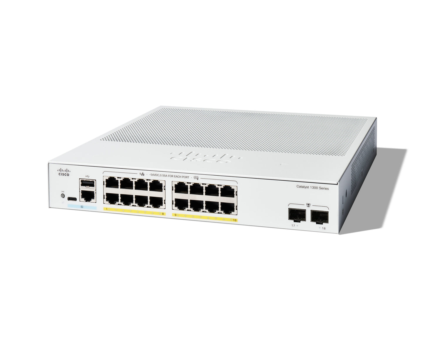 Cisco C1300-16FP-2G dispositivo de redes Gestionado L2/L3 Gigabit Ethernet (10/100/1000) Blanco