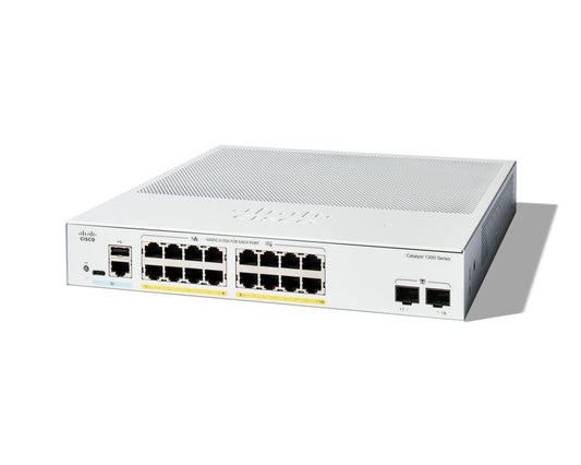 Cisco C1300-16FP-2G dispositivo de redes Gestionado L2/L3 Gigabit Ethernet (10/100/1000) Blanco