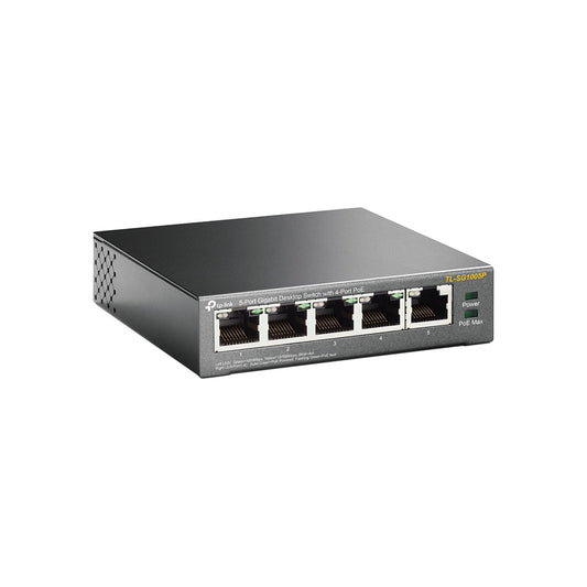 TP-Link TL-SG1005P No administrado Gigabit Ethernet (10/100/1000) Energía sobre Ethernet (PoE) Negro