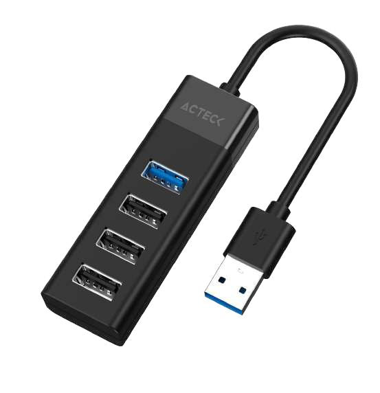 Acteck AC-937061 nodo concentrador USB 3.2 Gen 1 (3.1 Gen 1) Type-A