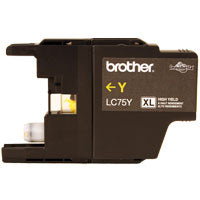 Tinta Brother LC75Y Rendimiento 600 Páginas MFCJ6710 Color Amarillo