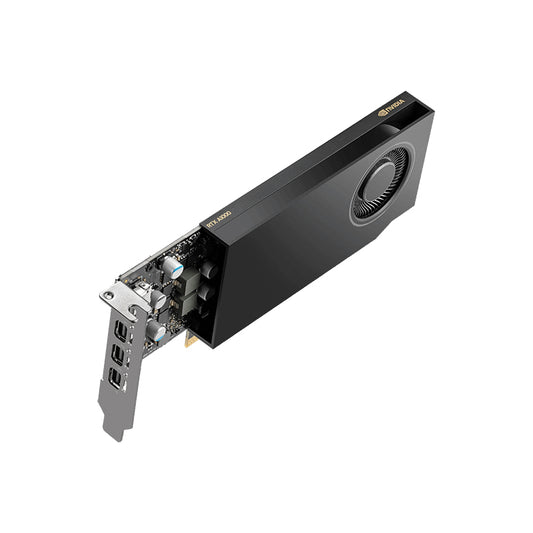 Tarjeta de Video PNY Pro NVIDIA RTX A1000 8GB Low Profile Single Fan GDDR6 PCIe 4.0 4xMini DisplayPort